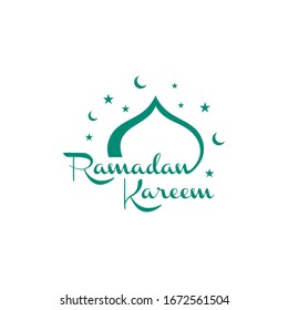 Vektorillustration für das Logo von Ramadan Kareem