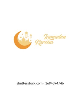 ramadan kareem logo designs vector
