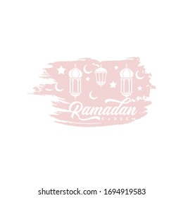 ramadan kareem logo designs vector