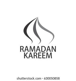 Ramadan kareem logo template