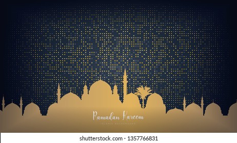 ramadan kareem luxury background.