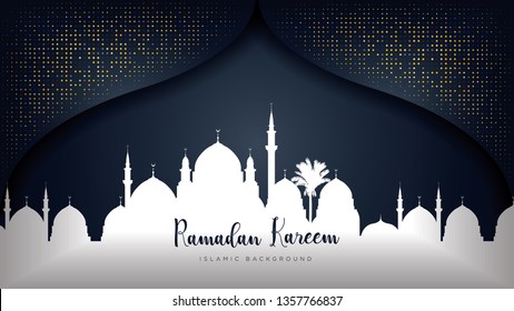 ramadan kareem luxury background.