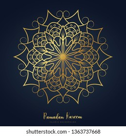 ramadan kareem luxury mandala background