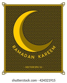 Ramadan kareem moon.