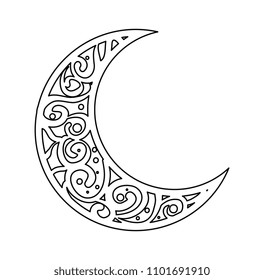 ramadan kareem moon decorative