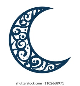ramadan kareem moon decorative