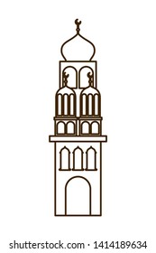 ramadan kareem mosque building icon