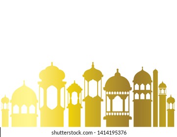ramadan kareem mosque building icon