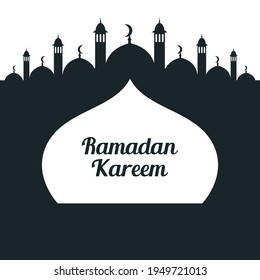 Ramadan Kareem Moschee, islam, Vektordesign