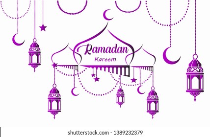 Ramadan Kareem Mosque Lantern Design