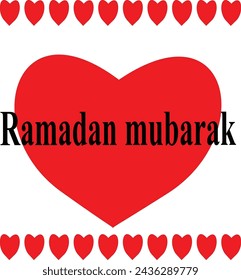 Ramadan kareem. Mubarak to all Muslim .blessing month Ramadan .