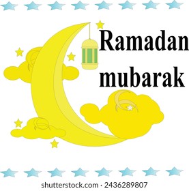 Ramadan kareem. Mubarak to all Muslim .blessing month Ramadan .