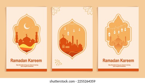 Ramadan kareem mubarak background vector illustration for greeting