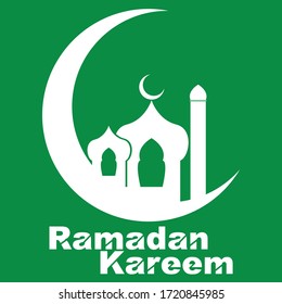 Ramadan Kareem mubarak banner for postcards, eid mubarak islamic icon