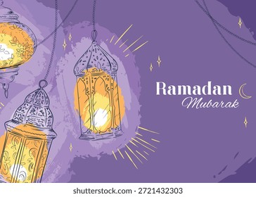 Ramadán Kareem, Ramadán Mubarak, Caligrafía 