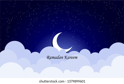 Ramadan Kareem and Mubarak greeting background