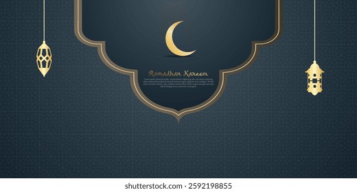 Ramadan kareem, ramadan mubarak greeting background template