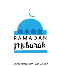 ramadan kareem / mubarak greeting design, vector illustration