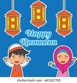 ramadan kareem / mubarak, happy ramadan greeting design for Muslims holy month, vector illustration