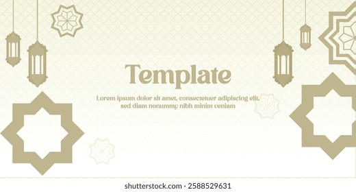 ramadan kareem, ramadan mubarak Islamic Template the celebration