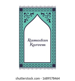 Ramadan Kareem Mubarak template Islamic design for Muslim festival
