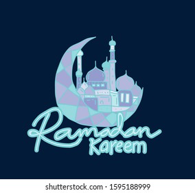 ramadan kareem is muslim event, background with doodle style vector illustration.