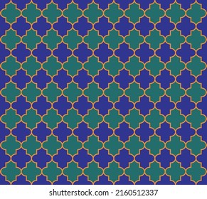 Ramadan Kareem Noble Pattern. Arabic Mubarak Mosaic. 1001 Night Arabesque. Tender Moroccan Seamless Pattern. Traditional Muslim Lantern Ornament. Moroccan Seamless Pattern. Mosque Window Motif.