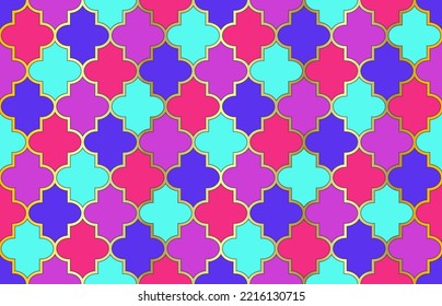 Ramadan Kareem Noble Pattern. Traditional Muslim Lantern Ornament. Persian Mubarak Mosaic. 1001 Night Arabesque. Tender Moroccan Seamless Pattern. Moroccan Seamless Pattern. Mosque Window Design.