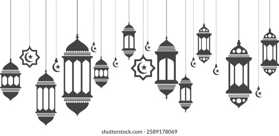 Ramadan kareem ornament vector illustration 