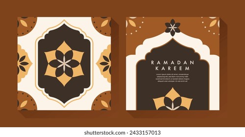 Ramadan Kareem Pattern Background Illustration