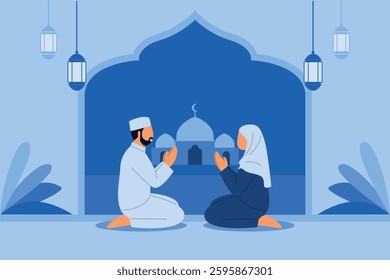 Ramadan Kareem, Peace and Love Together, Men and Women Forgive Each Other
