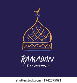Ramadan Kareem post card design