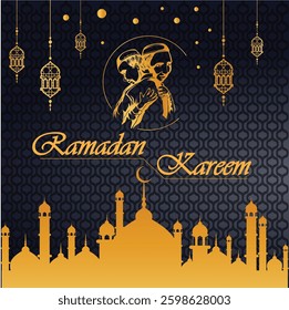 Ramadan Kareem Post Design, Ramadan Kareem Social media post Design template