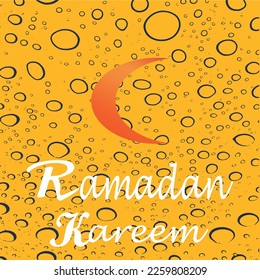 Ramadan Kareem Poster Hintergrund Vektorgrafik Design Grußkarte. Social Media Post Template Ramadhan Mubarak. Fröhlicher Heiliger Ramadan. Der Fastenmonat für Muslime