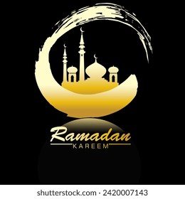 Ramadan Kareem, Poster und Kartenvektor