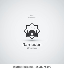 Ramadan Kareem Poster Design suitable for banner or social media post template