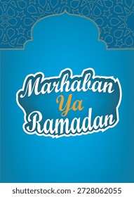 Plantilla de diseño de póster Ramadan kareem