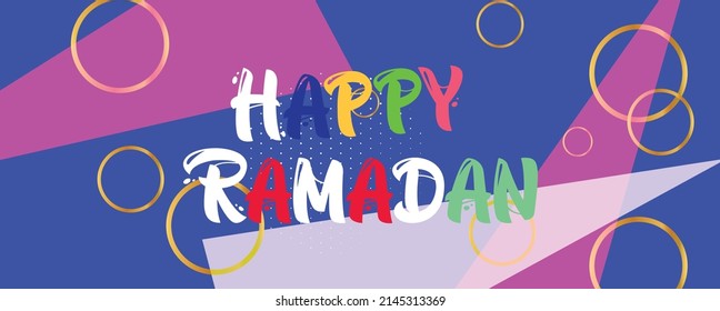 Ramadan Kareem Plakatdesign. Vektorgrafik für die Veranstaltung des Festfestes