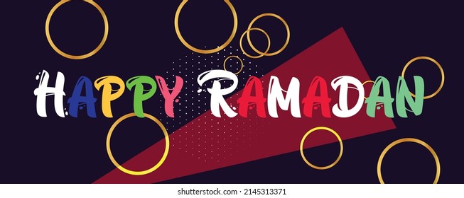 Ramadan Kareem poster design. vector illustration for islam fasting festival event