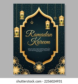 Ramadan Kareem Poster Template Design 
