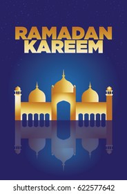 Ramadan Kareem Reflection Poster