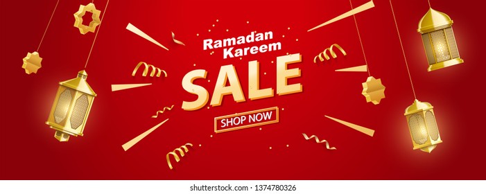 ramadan kareem sale banner lanterns place for text eid ramadan kareem sale banner lanterns place for text eid