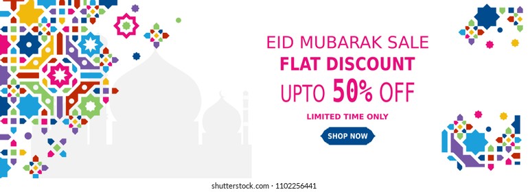 ramadan kareem sale banner.islamic decoration for bussiness. muslim background celebration and festival. big discount label with pattern. vector illustration
