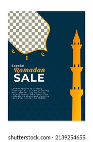 Ramadan Kareem Sale Flyer Template