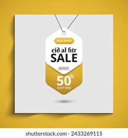 Ramadan kareem sale tag, Can be used for social media or websites. discount up to 50% off.