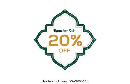 ramadan kareem sale upto 20% off vector, 20% off ramadan sale banner vector,  ramadan kareem sale banner, ramadan sale vectors