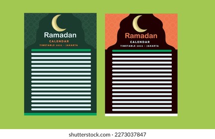 Ramadan Kareem Plan Vorlage Design 2023