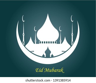 Ramadan kareem season islamic mosque background - Vector
