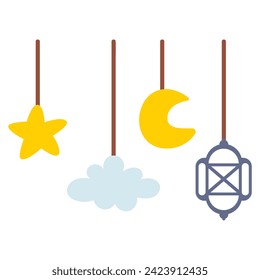 Ramadan Kareem, Set de stickers sobre el Ramadán.
