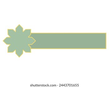 Ramadan Kareem Shape Frame Background